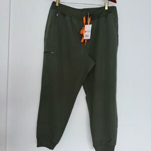 FIGS Olive Green Jogger Pants